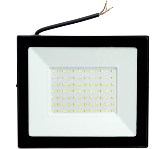 Изображение товара Светодиодный прожектор SAFFIT sfl90-100 ip65 100w 4000k черный, 55230