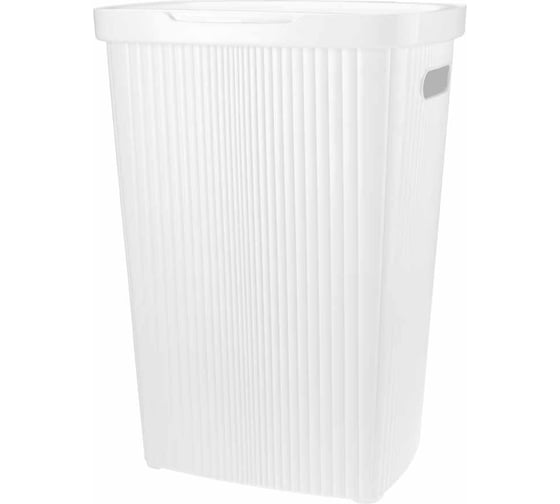 Изображение товара Корзина для белья Econova velvet, 450x290x630мм, 45л (белый) 433246216