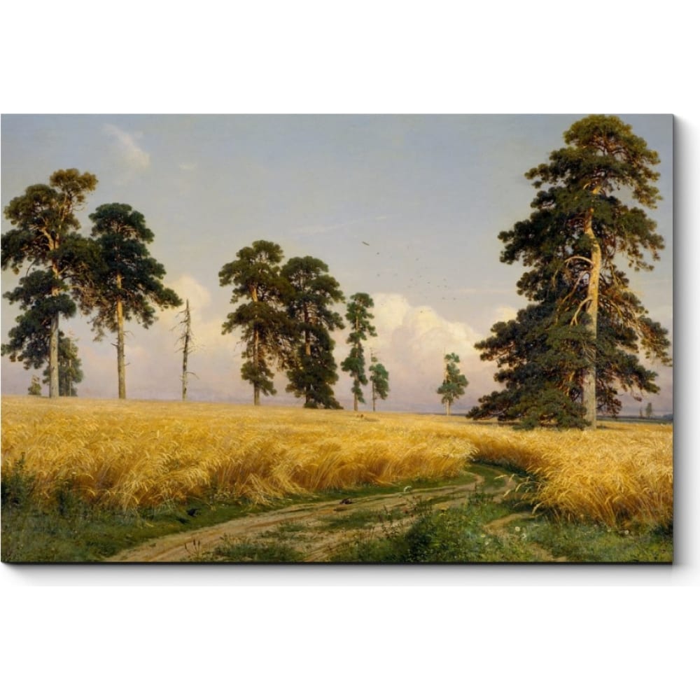 Картина Picsis панно интерьерное дерево лось лесной пейзаж 32х32 см