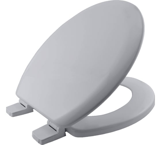 Изображение товара Сиденье для туалета Nofer деревянное серое 5000AR492