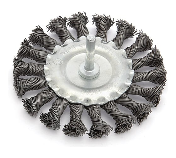 Изображение товара Щетка крученая плоская 100 мм для дрели Дело Техники 272100