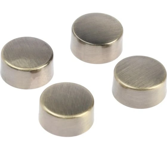 Изображение товара Зеркалодержатель ТУНДРА LIGHT диаметр 17 мм, без сверления, цвет бронза, пластик, 4 шт. 9438928