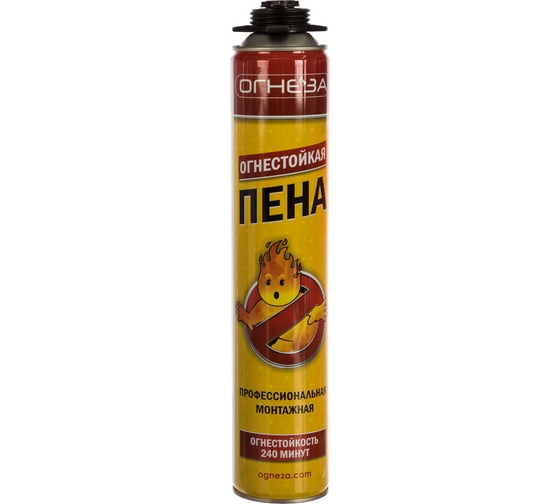 Изображение товара Огнестойкая монтажная профессиональная пена Огнеза EI240, 935 г 105248
