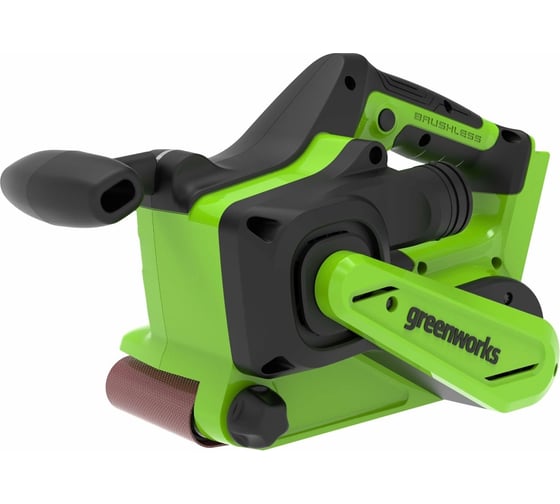 Изображение товара Аккумуляторная бесщеточная ленточная шлифовальная машина Greenworks 24V, без АКБ и ЗУ 3100607