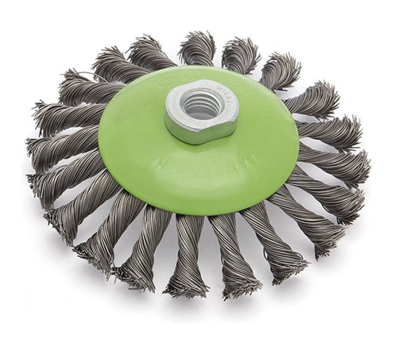 Изображение товара Щётка для УШМ кручёная конусная Дело Техники 125мм 275325