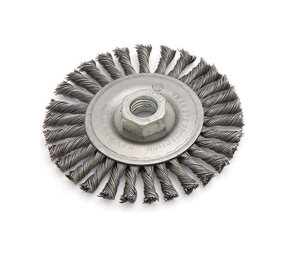 Изображение товара Щётка для УШМ кручёная плоская Дело Техники 100мм 275100