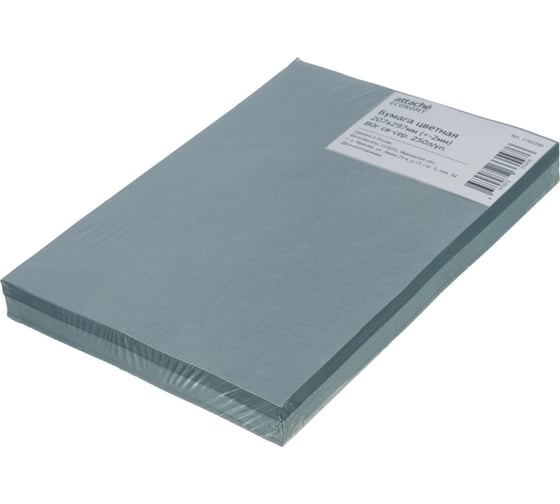 Изображение товара Цветная бумага Attache economy 207x297 мм, 80 г, светло-серый, 250 листов в упаковке 1760399