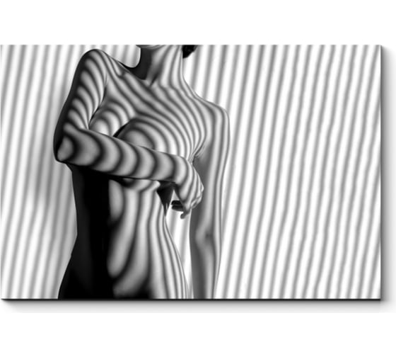 Изображение товара Картина Picsis Полосатый ню 660x430x40 3606-10877888