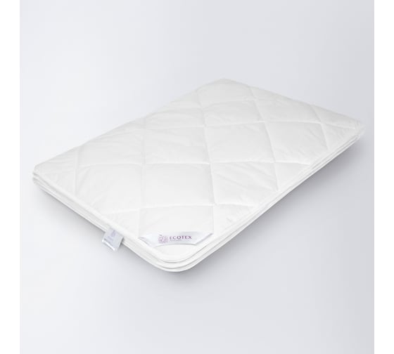Изображение товара Стеганое одеяло Ecotex Коттон облегченное, хлопок, евро ОКОЕ 4680088209685
