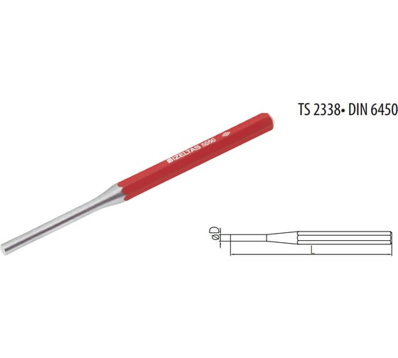 Изображение товара Выколотка 9х150мм IZELTAS 5550240009