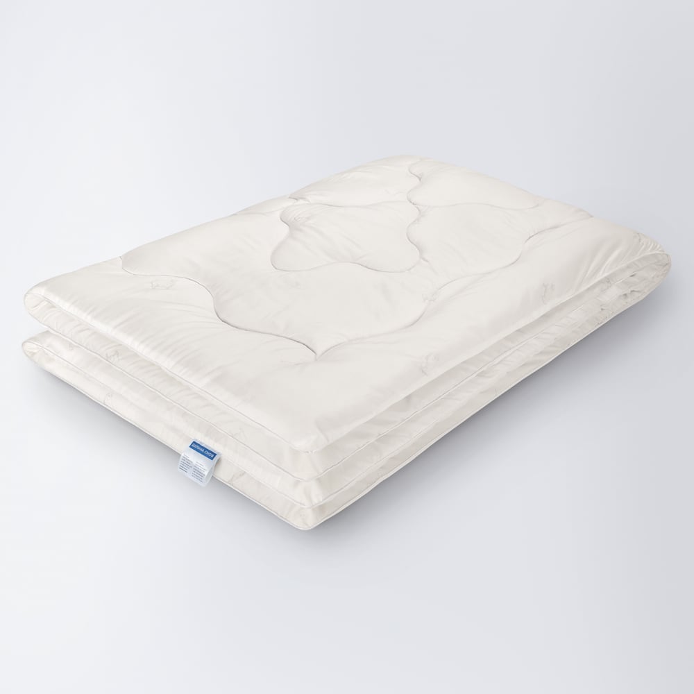 Стеганое одеяло Ecotex одеяло овечья шерсть всесезонное белый 200 х 220 см
