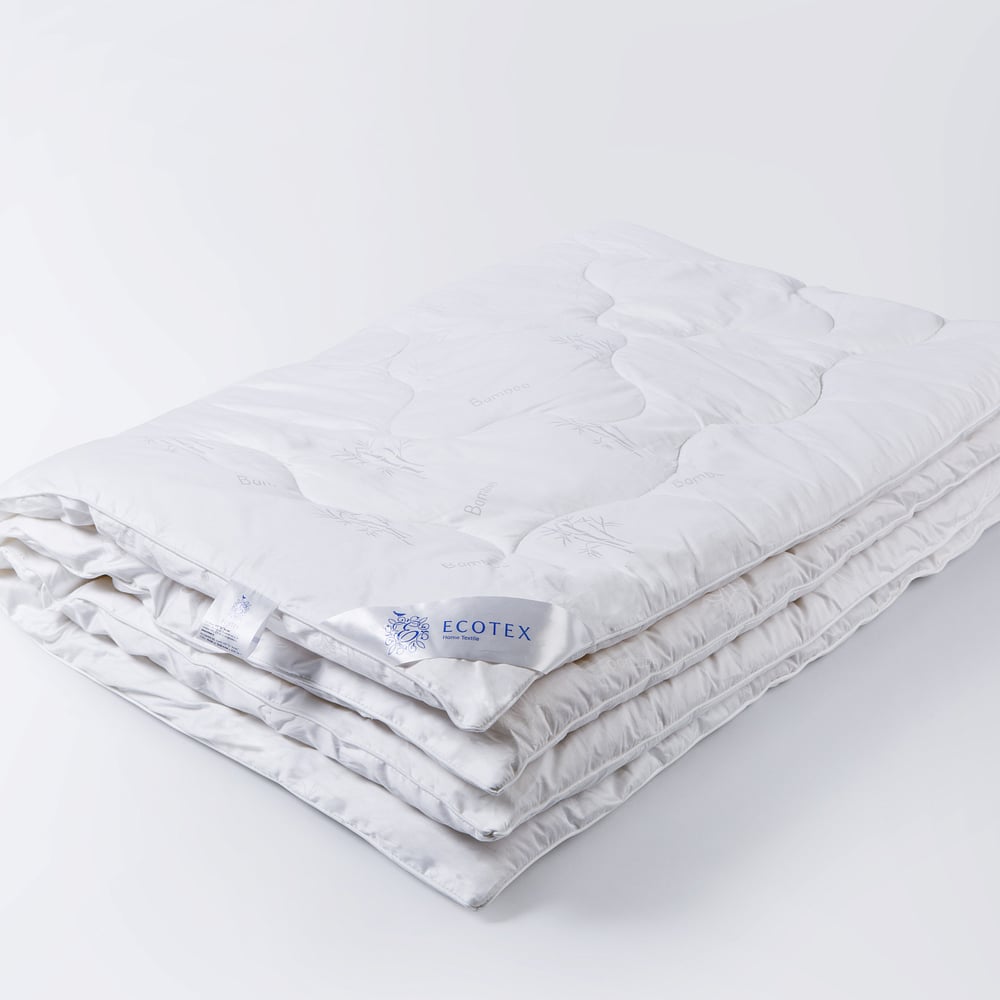 Стеганое одеяло Ecotex одеяло 1 5 сп 140х205 см файбер 100%пэ 250 г м2 всесезон чех 100% п э кант ivva