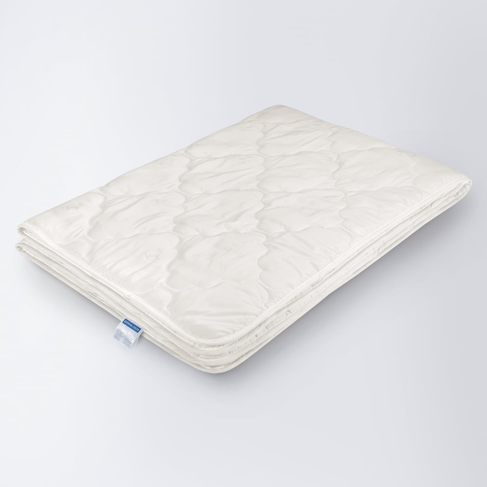 Стеганое одеяло Ecotex одеяло зимнее 220х205 см шерсть верблюда ткань тик п э 100%