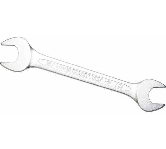 Изображение товара Ключ рожковый двусторонний IZELTAS, удлиненный 24х26мм , 130012426