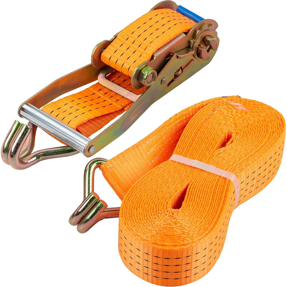 Изображение товара Ремень для крепления грузов Forsage 5 т с храповым механизмом 10 м