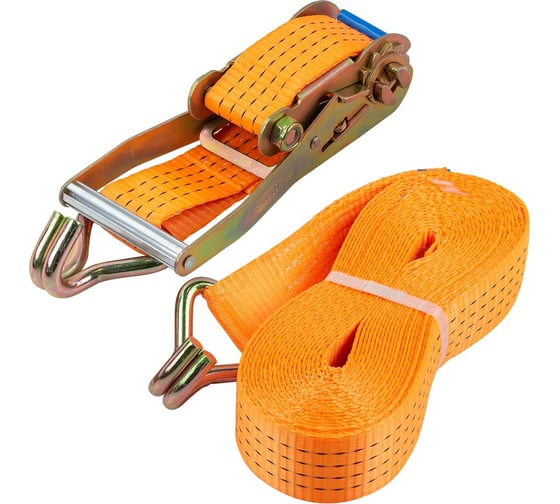 Изображение товара Ремень для крепления грузов Forsage 5 т, с храповым механизмом, 10 м F-R5000-10(56304)