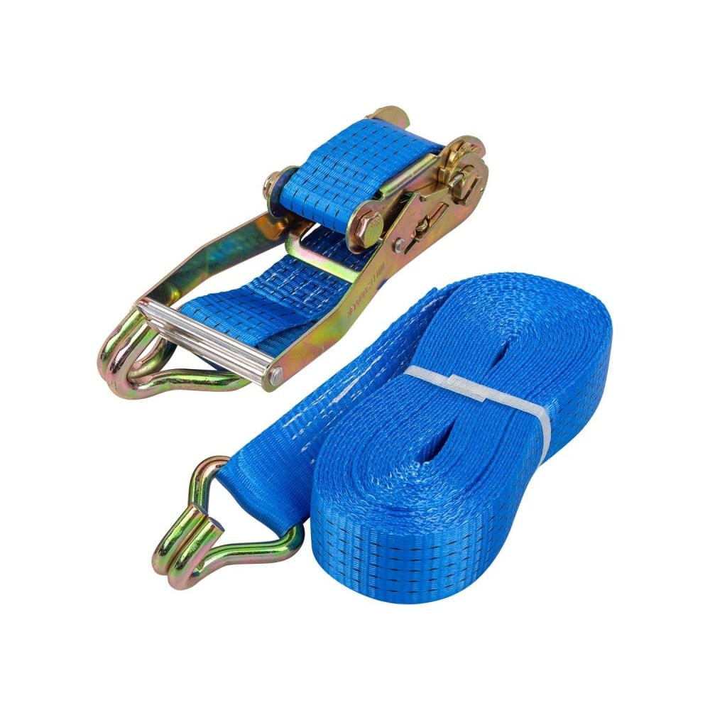 Изображение товара Ремень для крепления грузов Forsage 6 тонн 10 м с храповым механизмом