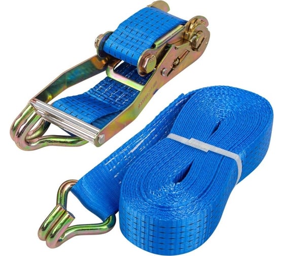 Изображение товара Ремень для крепления грузов Forsage 6 т, с храповым механизмом, 10 м F-R6000-10(56306)