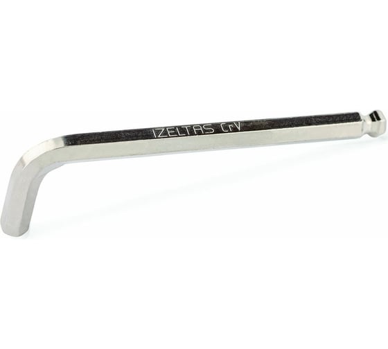 Изображение товара Г-образный 6-гранный ключ с шаром 10 мм IZELTAS 4905220100