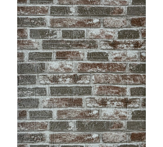 Изображение товара Мягкая самоклеящаяся 3d панель LAKO рулон "кирпичная кладка 14" 70x600 см, толщина 6 мм LKD-16-05-FC31-4-RU