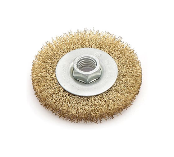 Изображение товара Щётка для УШМ проволочная плоская Дело Техники 100мм 274100