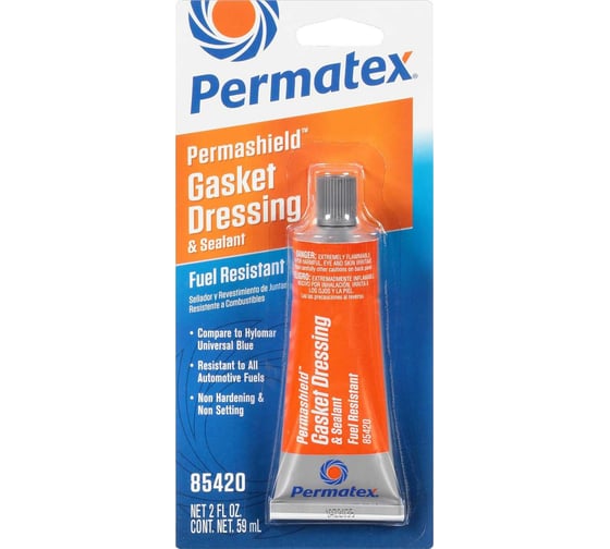 Изображение товара Бензостойкий уплотнитель прокладок PERMATEX PermaShild 59мл. 85420