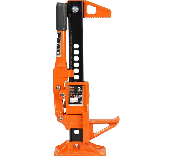 Изображение товара Реечный домкрат Airline 20" 3т PRO усиленный механический, мин-130мм, макс-330мм AJ-FR-20