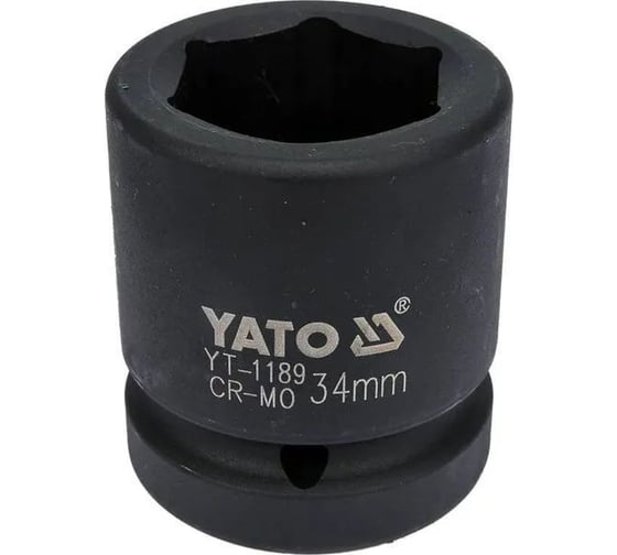 Изображение товара Головка торцевая ударная 6-гранная 34 мм, 1"DR YATO YT-1189