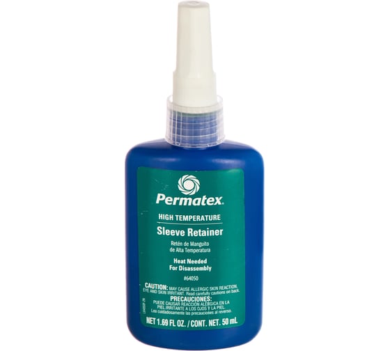Изображение товара Компаунд для монтажа гильз и цилиндрических деталей PERMATEX термостойкий 50мл. 64050