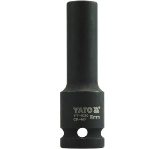 Изображение товара Головка ударная глубокая 1/2" 10мм YT-1030 YATO 37141030 228 1
