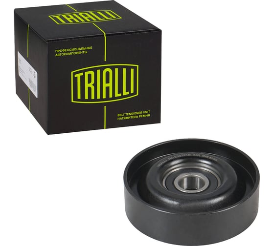 Изображение товара Ролик приводного ремня для автомобилей TRIALLI Hyundai Santa Fe (00-)/Sonata (98-) 2.0i/2.4i A/C+ натяжной CM 5738