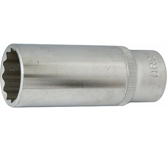 Изображение товара Головка свечная, магнитная 12 гранная, 3/8", 14 мм, 70 мм FORCE 807314M