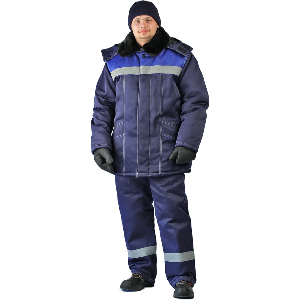 Изображение товара Зимний костюм URSUS ВЬЮГА темно-синий/василек 48-50
