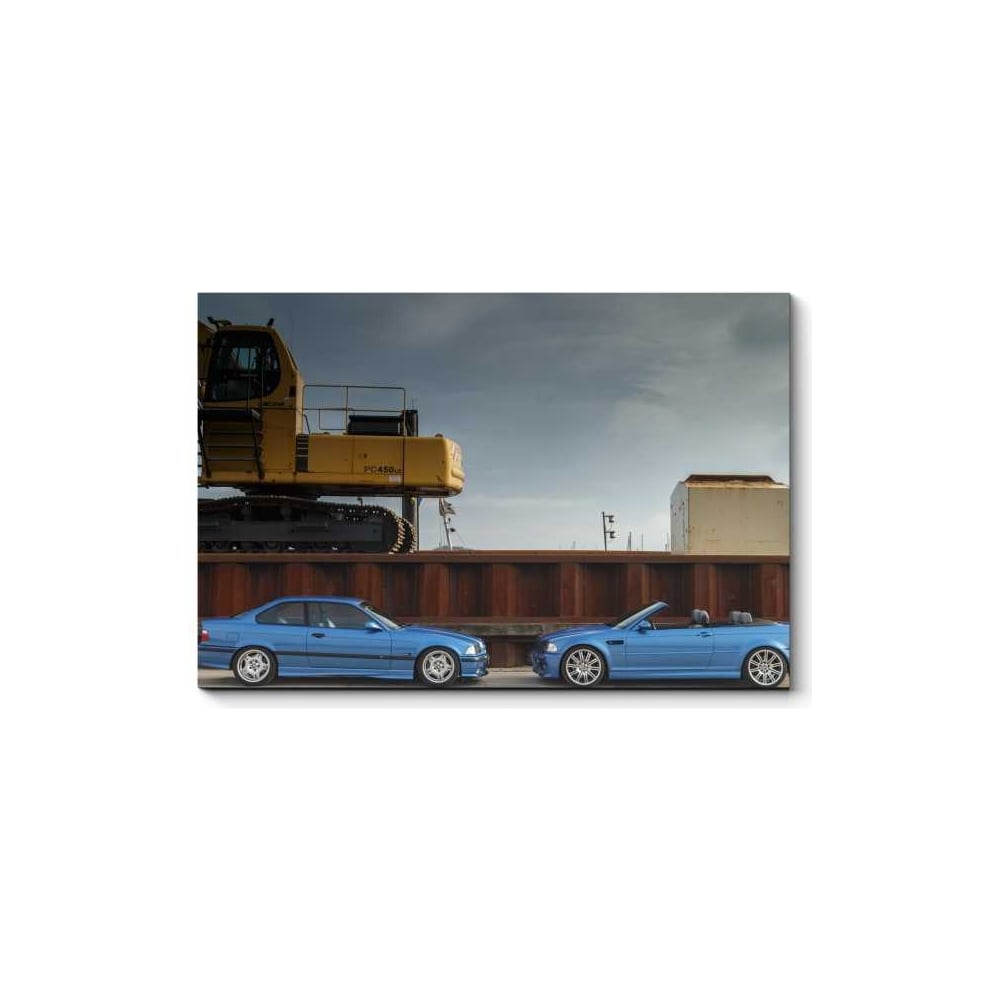 Картина Picsis автомобиль лесовоз инерционный профи синий