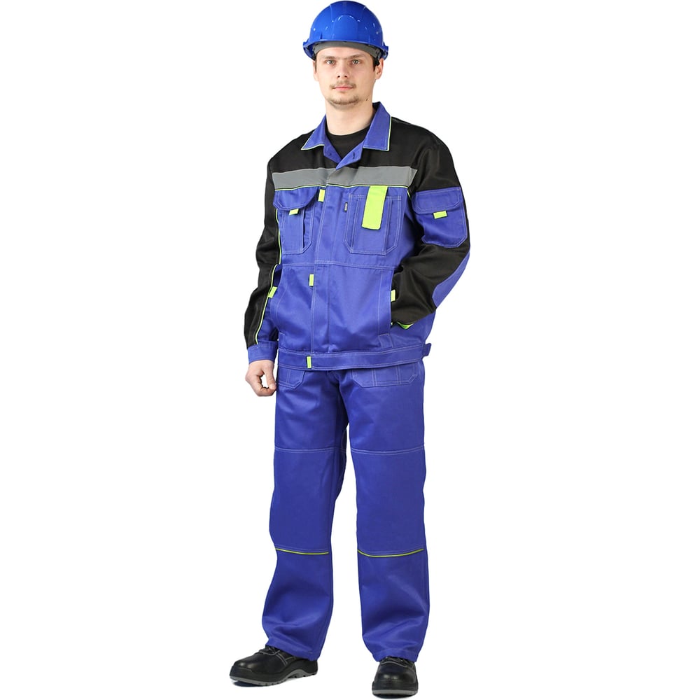 Изображение товара Костюм URSUS РОЛЬФ василек/черный/лимон для активных мужчин 52-54