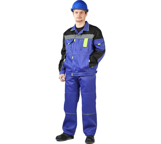 Изображение товара Костюм URSUS РОЛЬФ василек/черный/лимон КОС122-045; 44-46, 182-188