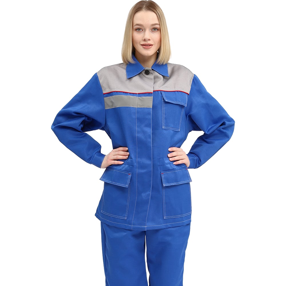 Изображение товара Женский костюм URSUS УДАРНИК васильковый/светло-серый размер 44-46