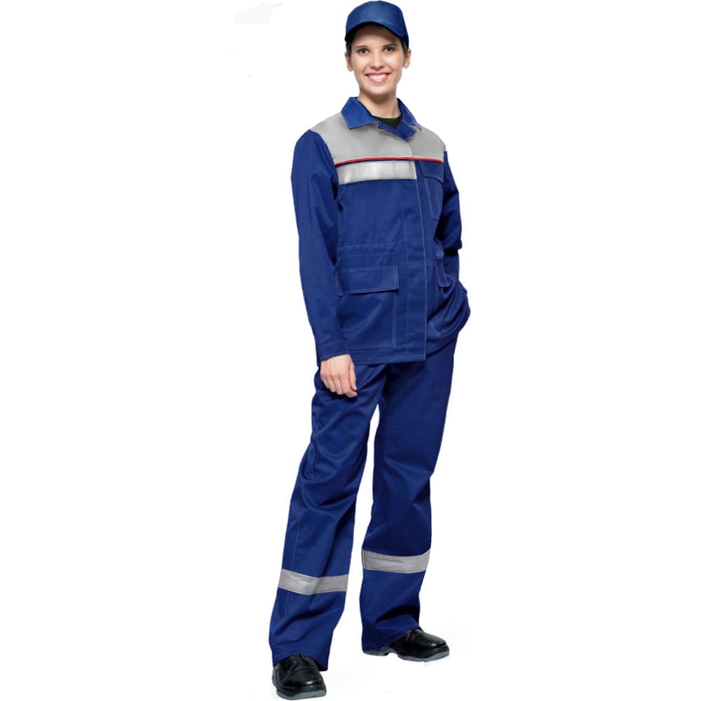 Изображение товара Женский костюм URSUS УДАРНИК васильковый светло-серый 48 50