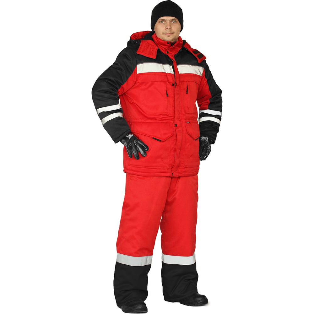 Изображение товара Зимний костюм URSUS ЗИМНИК красный/черный КОС631-242; 44-46, 170-176