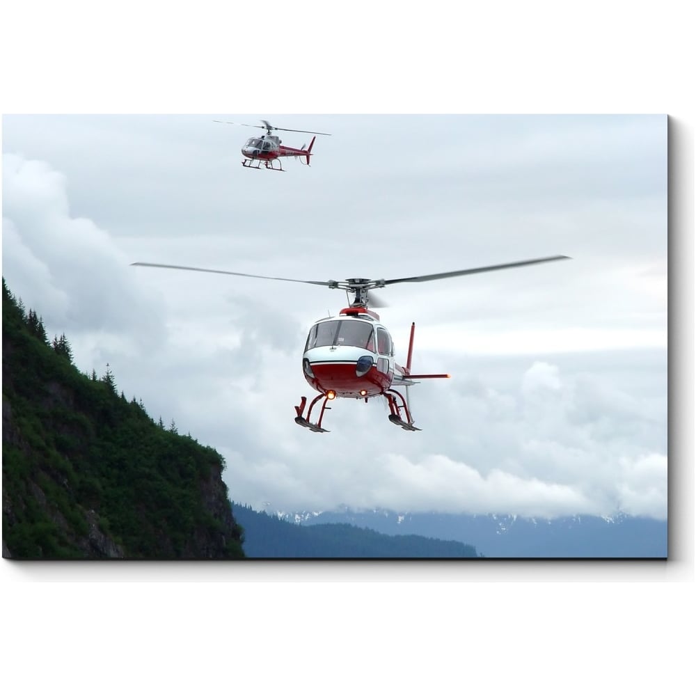 Картина Picsis вертолет радиоуправляемый sky световые эффекты белый