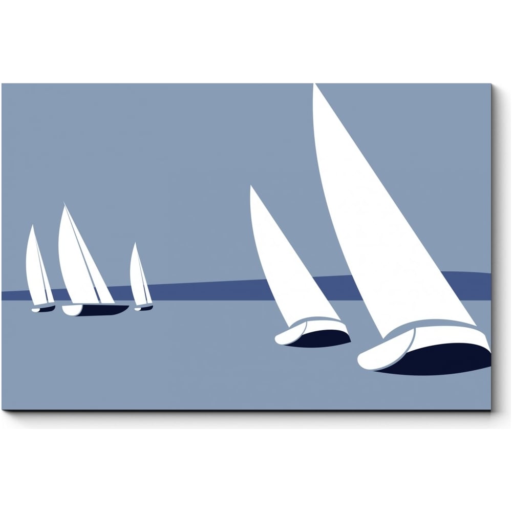 Картина Picsis картина в раме яхта 60x100 см