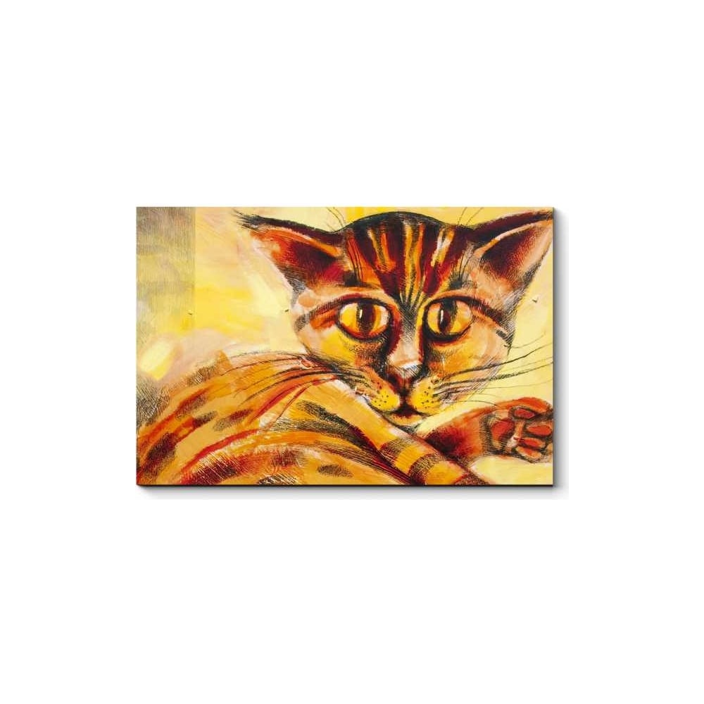 Картина Picsis печать дерево кошка со скрипкой 5х4х2 5 см