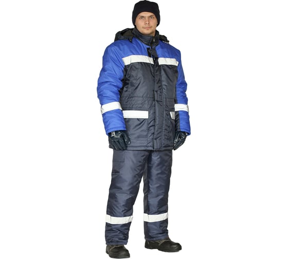 Изображение товара Зимний костюм URSUS СКАНДИН-СОП темно-синий/василек КОС639-017; 56-58, 182-188