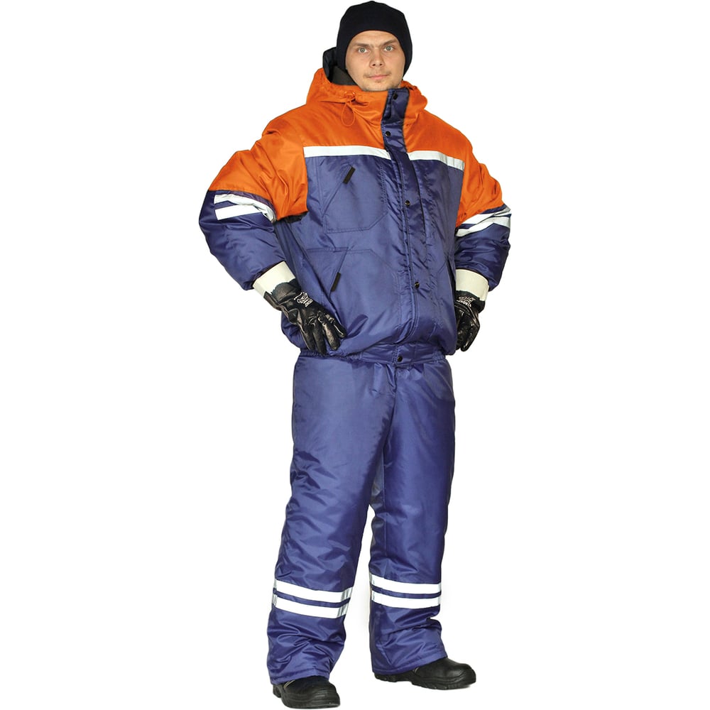 Изображение товара Зимний костюм URSUS СТИМ темно-синий/оранжевый КОС634-003; 44-46, 170-176