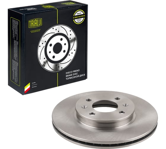 Изображение товара Диск тормозной передний для автомобилей Kia Picanto (17-) d=256 (2 шт.) TRIALLI DF 084418