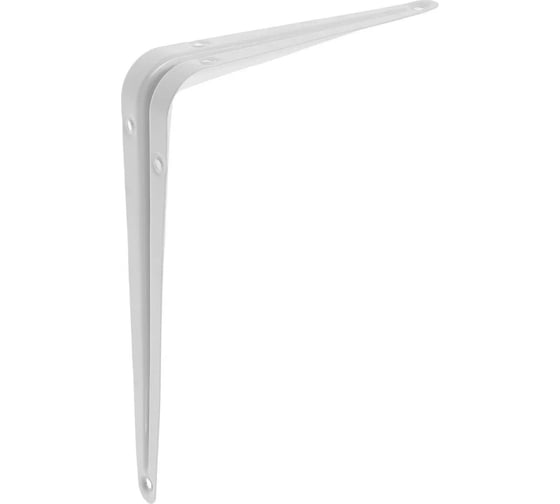 Изображение товара Кронштейн ТУНДРА 200x150x0.8 мм, белый, 1 шт. 9420698