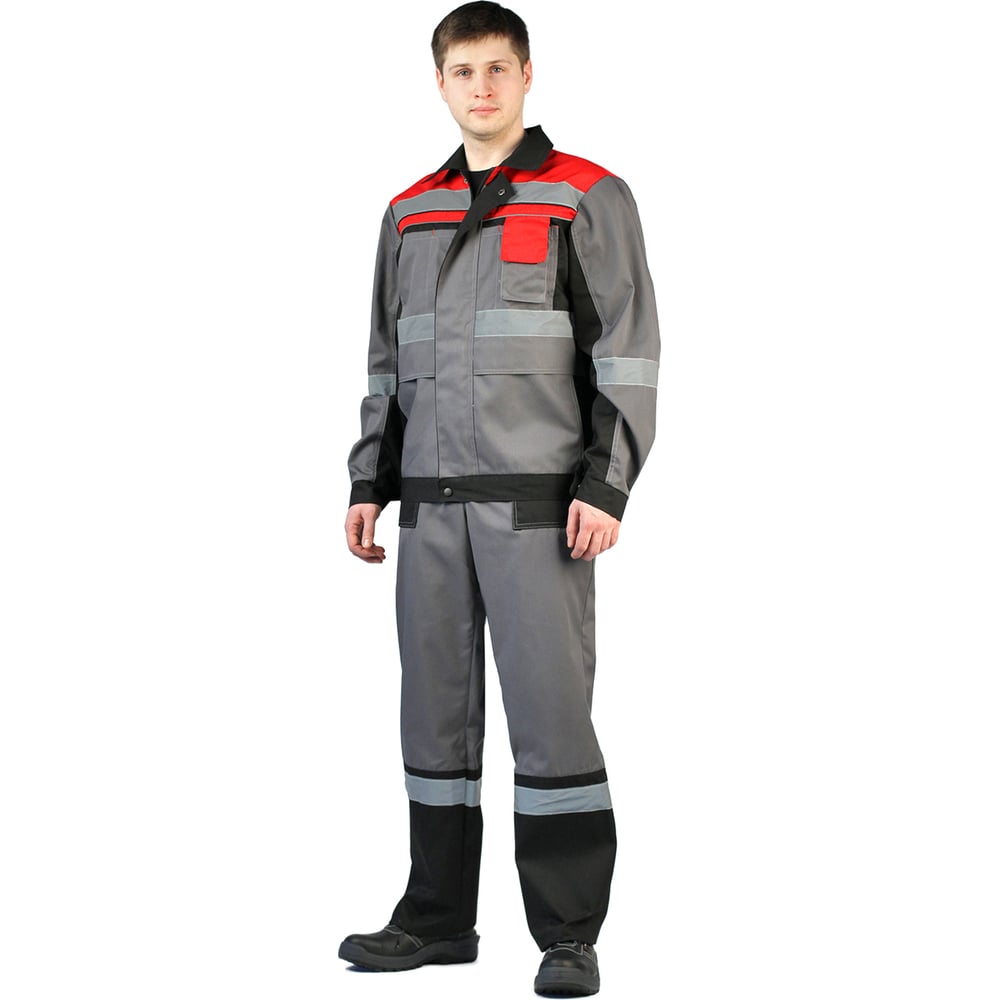 Изображение товара Летний мужской костюм URSUS Виватный 56-58 водоотталкивающий сreflective лентами