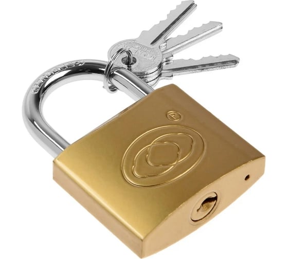 Изображение товара Навесной замок ТУНДРА тип 14, 63 мм, 3 ключа 9446342