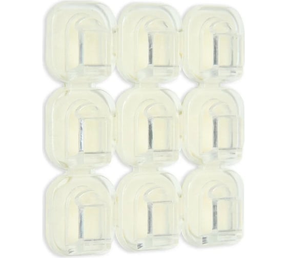 Изображение товара Самоклеящийся держатель для проводов и гирлянд ТУНДРА 18 шт. 5019382