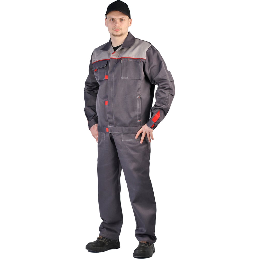 Изображение товара Летний мужской костюм URSUS Фаворит серый светло-серый КОС105-308 48-50